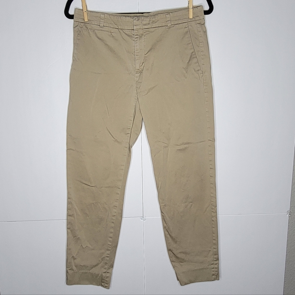 Banana Republic The Avalon Pant Size 4 Khaki Tailored Ankle Trouser
